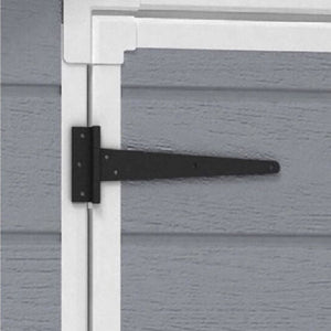 Keter 213413 Manor 6 X 8 Foot Resin All Weather Outdoor Tool Storage Shed, Grey