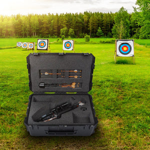 SKB iSeries Ravin R26 and R29 Heavy Duty Military Grade Crossbow Case, Black - TRAPSKI