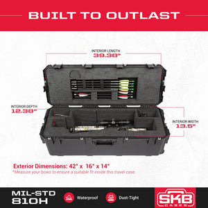 SKB iSeries 10 Point Vapor RS470 Heavy Duty UV Resistant Crossbow Case, Black