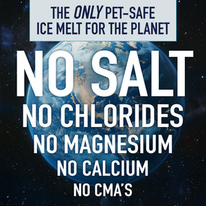 Safe Paw Pet Safe Ice Melt, 100% Salt and Chloride free with Traction Agent, Non-Toxic, Fast Acting, Lasts 3X Longer – 35 Lbs - TRAPSKI