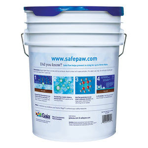 Safe Paw Pet Safe Ice Melt, 100% Salt and Chloride free with Traction Agent, Non-Toxic, Fast Acting, Lasts 3X Longer – 35 Lbs - TRAPSKI