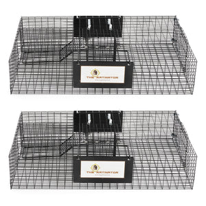 Rugged Ranch RATTR Ratinator Live Rat Squirrel Chipmunk Metal 2 Door Trap Cage