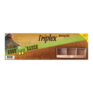 Rugged Ranch TRIPLEX RuggEgg Barn Wooden Chicken Coop Triple Nesting Egg Boxes - TRAPSKI