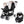 Baby Trend Sit N Stand Travel Double Baby Stroller and Car Seat Combo, Khaki