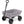 Gorilla Carts 800 Pound Capacity Heavy Duty Poly Yard Dump Utility Cart, Gray