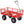 Gorilla Cart 800 Pound Capacity Heavy Duty Steel Mesh Utility Wagon Cart, Red