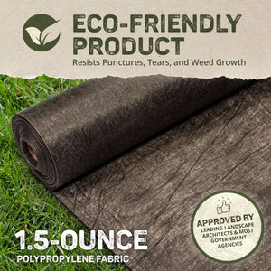 DeWitt 6 Year 4 x 200 Feet 1.5 Ounce Landscape Fabric Home and Pro Weed Barrier - TRAPSKI
