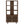 Rodger - 3 Shelf Cabinet Bookcase - Walnut