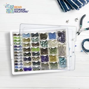 Elizabeth Ward Bead Storage Solutions 45 Piece Assorted Craft Supplies Organizer