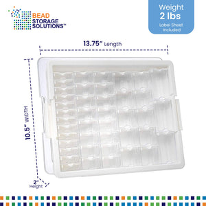 Bead Storage Solutions 45pcs Craft Organizer & 82pcs Tiny Supplies Organizer