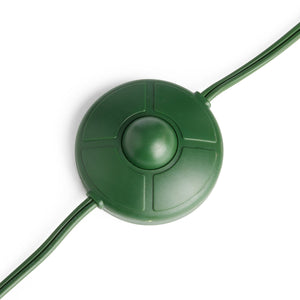 Home Heritage Snowy Abies 6' Flocked 500 LED Pre-Lit Artificial Christmas Tree