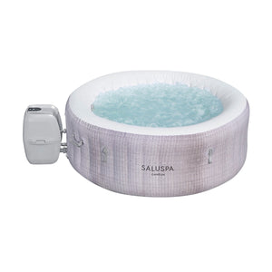Bestway SaluSpa Cancun AirJet Inflatable Hot Tub with 120 Soothing Jets, Gray