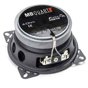 MB Quart FKB110 Formula 4 Inch 2 Way Coaxial Car Audio Speakers Pair, Black