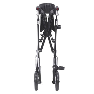 Drive Medical Nitro Elite CF Carbon Fiber Rollator Walker Chair w/ Brake, Black