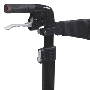 Drive Medical Nitro Elite CF Carbon Fiber Rollator Walker Chair w/ Brake, Black