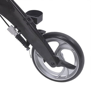 Drive Medical Nitro Elite CF Carbon Fiber Rollator Walker Chair w/ Brake, Black