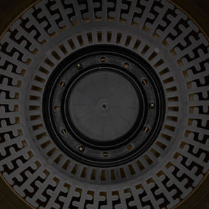 HC Companies Sierra 10 Inch Round Resin Flower Garden Planter Pot, Celtic Bronze