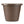 The HC Companies 12 Inch Indoor or Outdoor Classic Flower Pot Planter, Chocolate