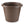 The HC Companies 12 Inch Indoor or Outdoor Classic Flower Pot Planter, Chocolate