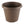 The HC Companies 12 Inch Indoor or Outdoor Classic Flower Pot Planter, Chocolate