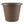 The HC Companies 12 Inch Indoor or Outdoor Classic Flower Pot Planter, Chocolate