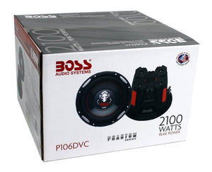 BOSS AUDIO Phantom P106DVC 10" 4200W DVC Car Subwoofers Power Subs PAIR - TRAPSKI