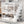 Twin Size Triple Bunk Bed With Storage Staircase, Separate Design - White