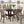Drake - 5 Pieces Dining Room Set - Espresso / Gray