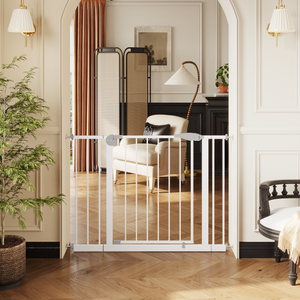 2 Pack 29.5-44.1" Wide Baby Gate for Stairs and Doorways
