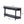 59.2in Black Carved Wooden Console Table with Lower Storage Shelf and Drawers