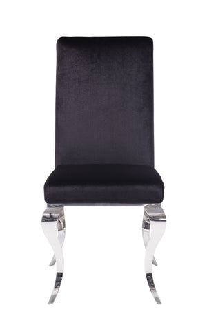 Fabiola Upholstered Stainless Steel Dining Chair