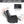 Black Faux Leather Heat Massage Manual Recliner Chair