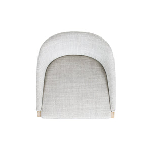 Newport 30.5" Coastal Curved Back Upholstered Barstool