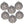 Decorative Hanging Glass Christmas Ball Ornaments - Set of 6