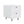 Modern Night Stand Storage Cabinet For Living Room Bedroom, Steel Cabinet With 2 Drawers, Bedside Furniture, Circular Handle - White