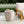 Outdoor / Indoor Lightweight Concrete Side Table With Travertine - Beige