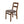MECO Stakmore Classic Upholstered Seat Folding Chair Set, Fruitwood (2 Pack)
