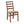 MECO Stakmore Shaker Ladderback Upholstered Seat Folding Chairs, Cherry (2 Pack)