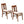 MECO Stakmore Urn Wood Upholstered Seat Folding Chair Set, Fruitwood (2 Pack)