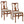 MECO Stakmore Chippendale Upholstered Seat Folding Chair Set, Cherry (2 Pack)
