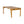 MECO Stakmore Solid Wood Traditional Expanding Dining Table Console, Oak Frame