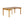 MECO Stakmore Solid Wood Traditional Expanding Dining Table Console, Oak Frame