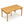 MECO Stakmore Solid Wood Traditional Expanding Dining Table Console, Oak Frame