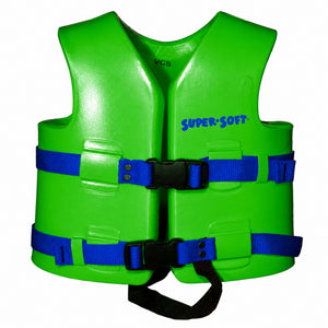 TRC Recreation Super Soft Child Life Jacket Swim Vest, Medium, Fierce Green