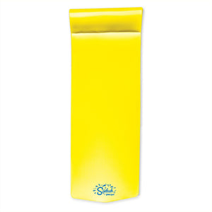 TRC Recreation Splash 1.25" Thick Foam Swimming Pool Float Lounger Mat, Yellow