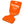 TRC Recreation Lazy Bunz Foam Water Saddle Swimming Pool Float, Sunset Orange