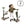 Hurtle ScootKid 3 Wheel Child Toddler Toy Scooter with LED Wheel Lights (2 Pack)