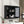 Wall-Mounted Bathroom Storage Cabinet With Mirror, 6 Open Shelves - Black