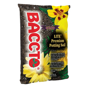 Michigan Peat 1440 Baccto Lite Premium Outdoor Potting Soil, 40 Quart (2 Pack)
