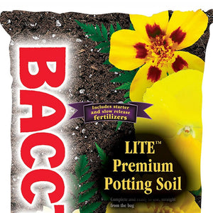 Michigan Peat 1440 Baccto Lite Premium Outdoor Potting Soil, 40 Quart (3 Pack)